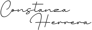 logo constanza herrera letras web negro