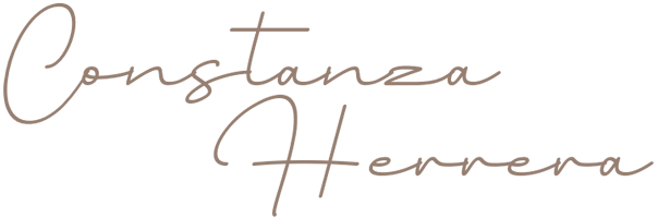 logo constanza herrera letras