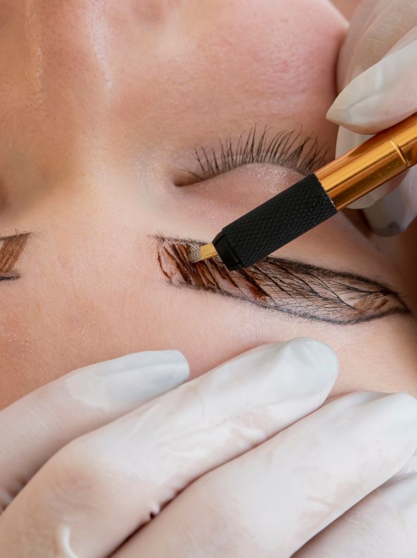 dermapen cejas microblending tratamiento